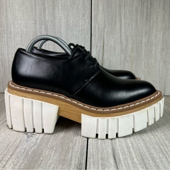 Stella McCartney Shoes - Stella McCartney Emilie Lace Up Platform Chunky Shoes Women’s Size‎ 5.5 35.5